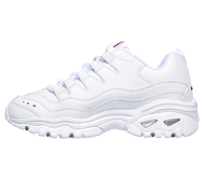 Skechers Ladies Energy Timeless Vision White Trainers 13423