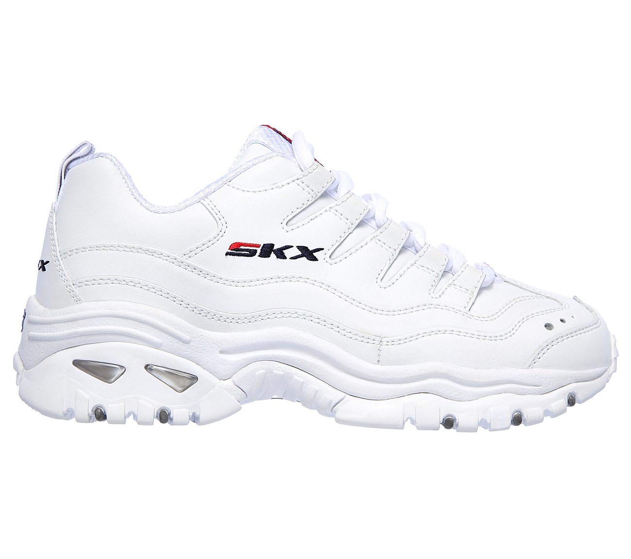 Skechers Ladies Energy Timeless Vision White Trainers 13423