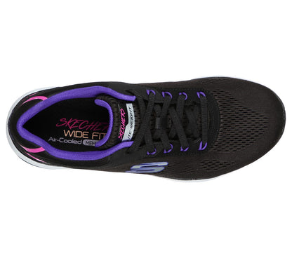 Skechers Ladies Flex Appeal 3.0 Steady Move Black Trainers 13474
