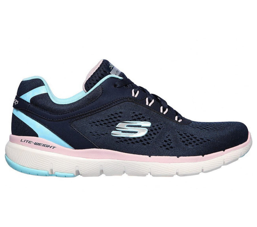 Skechers Ladies Flex Appeal 3.0 Steady Move Navy Trainers 13474
