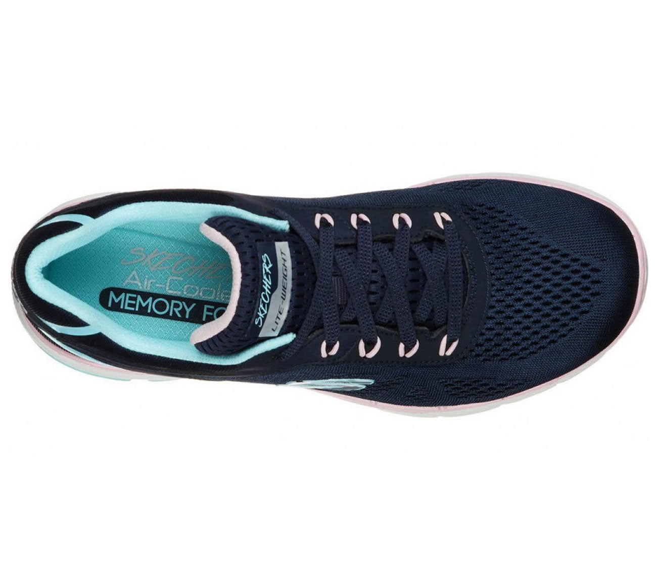 Skechers Ladies Flex Appeal 3.0 Steady Move Navy Trainers 13474