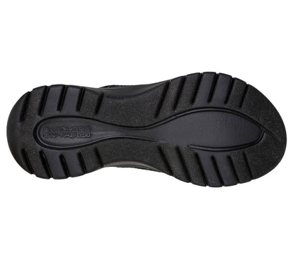 Skechers Ladies 140284 Toe Post On-The-Goflexsandal-Accen BKGY