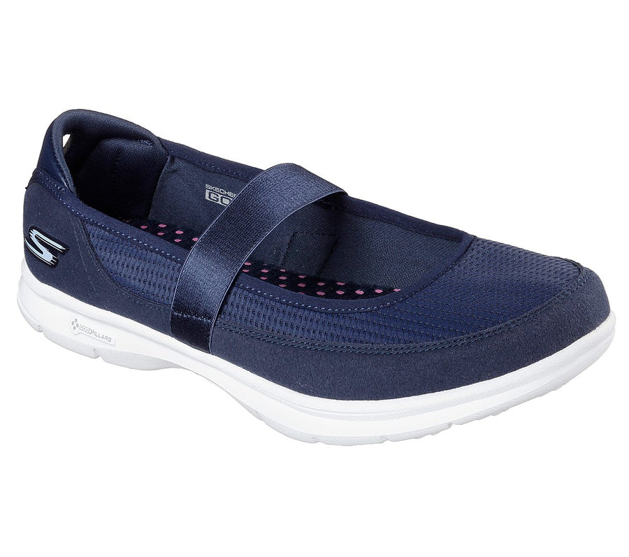 Blue Skechers Mary Janes Gowalk Lite Skechers Go Walk Mary Jane
