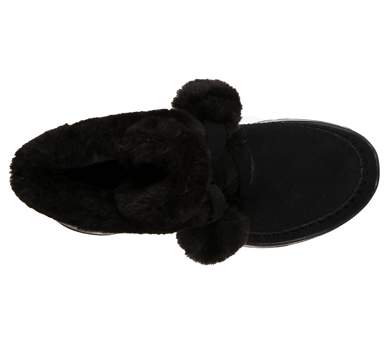 Skechers Ladies GOwalk Joy Black Hibernate Boots 144004