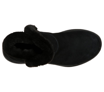 Skechers Ladies GOwalk Arch Fit Black Boots 144400