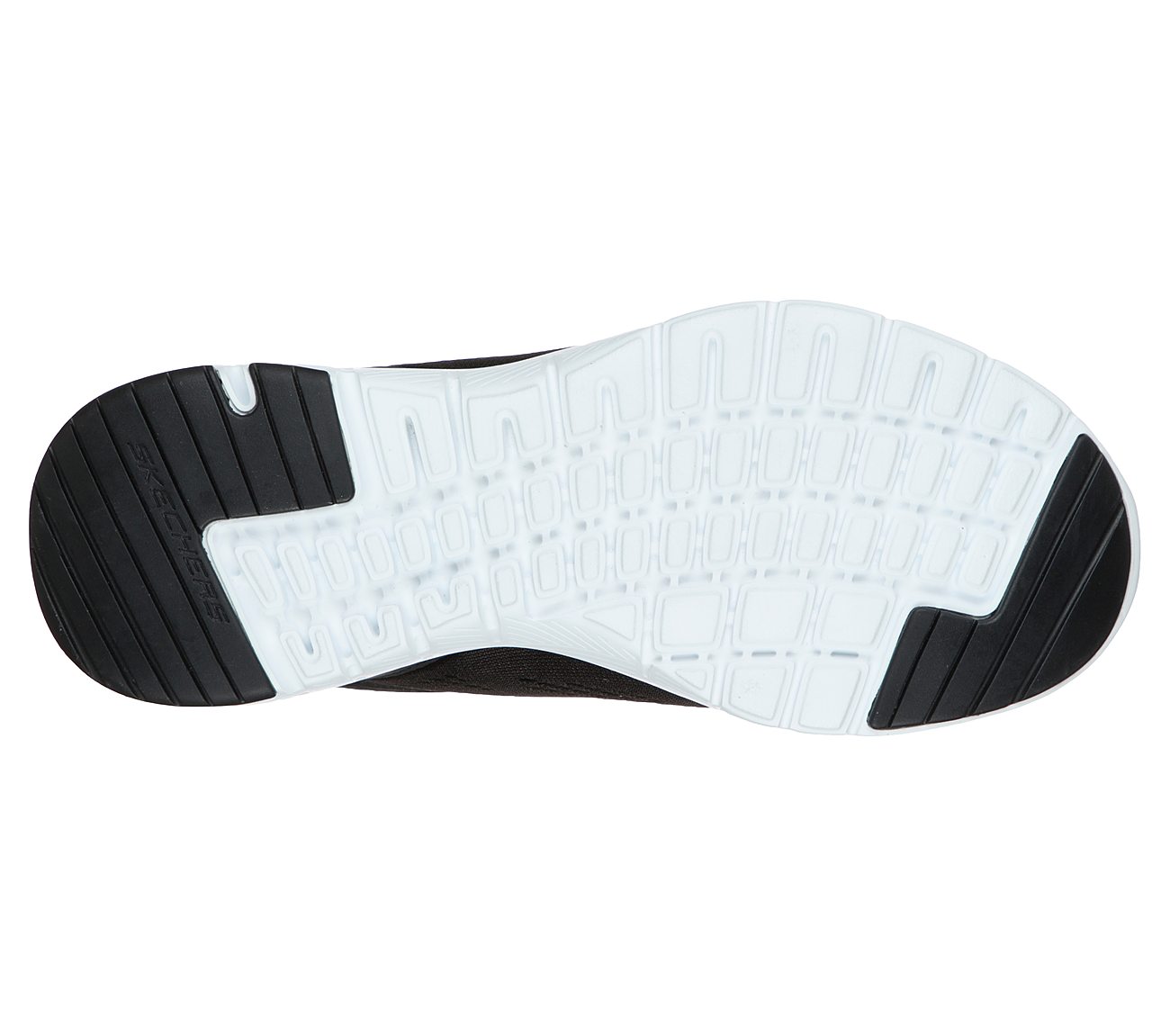 Skechers Ladies Flex Appeal 3.0 Tropical Princess Black Trainers 149002