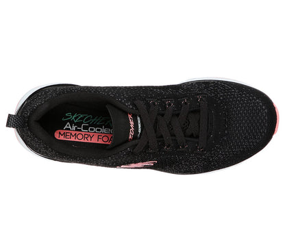 Skechers Ladies Ultra Groove Black Trainers 149019