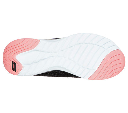 Skechers Ladies Ultra Groove Black Trainers 149019