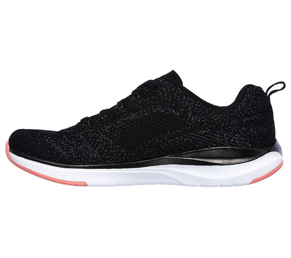 Skechers Ladies Ultra Groove Black Trainers 149019