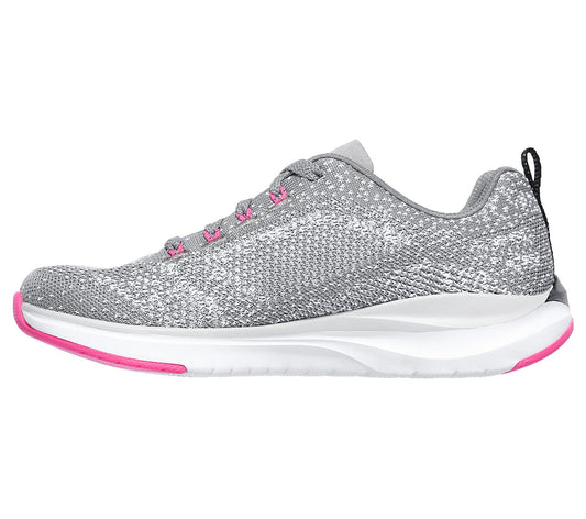 Skechers Ladies Ultra Groove Grey Trainers 149019