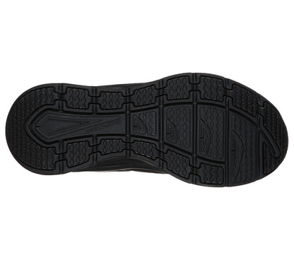 Skechers Ladies Relaxed Fit®: D'Lux Walker Infinite Motion Black Trainers 149023