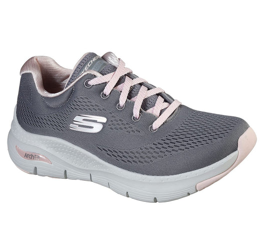 Skechers 149057 Arch Fit - Sunny Outlook Ladies Grey/Pink