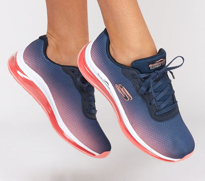 Skechers 149062 Skech-Air Ladies Navy/Hot Pink