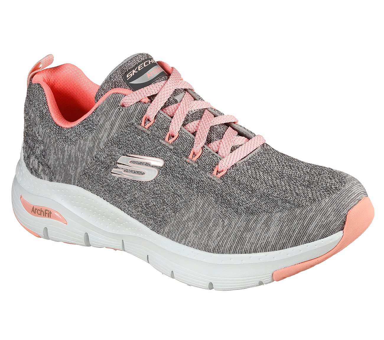 Skechers 149414 Arch Fit - Comfy Wave Ladies Grey/Pink