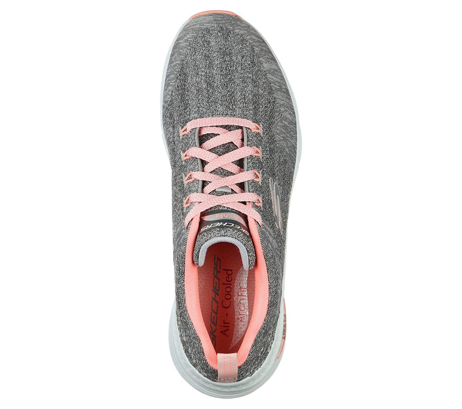 Skechers 149414 Arch Fit - Comfy Wave Ladies Grey/Pink