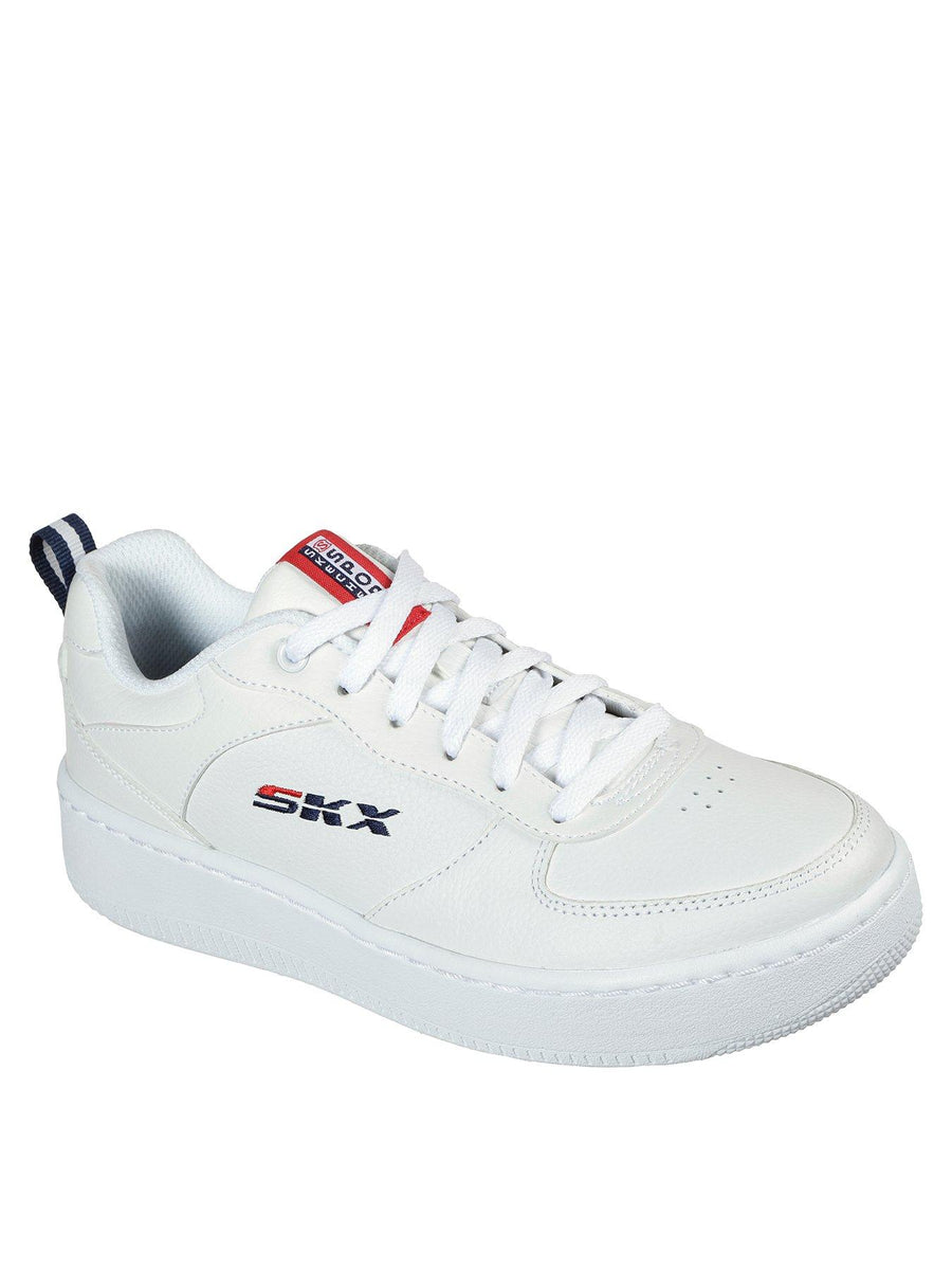 Skechers Ladies Sports Court 92 White Trainer Shoes 149440