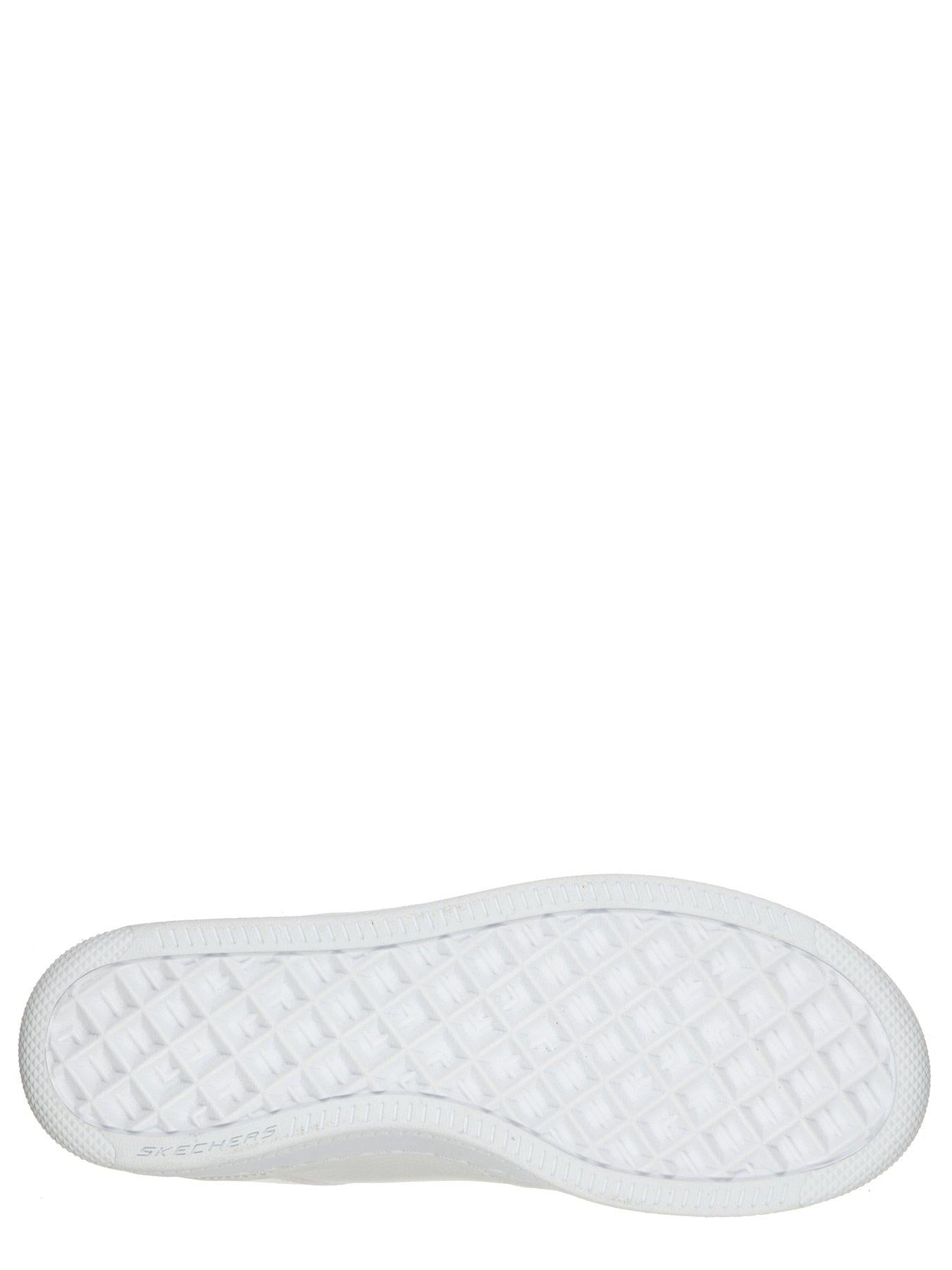 Skechers Ladies Sports Court 92 White Trainer Shoes 149440