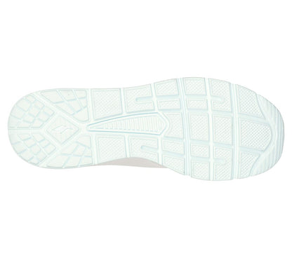 Skechers Ladies 155629 Uno 2 Air Feels White/Light Blue