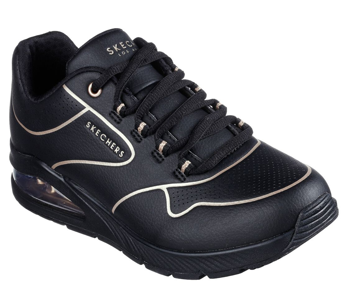 Skecher 155637 Ladies Uno 2 Black/Gold