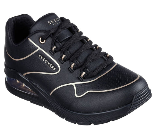 Skecher 155637 Ladies Uno 2 Black/Gold