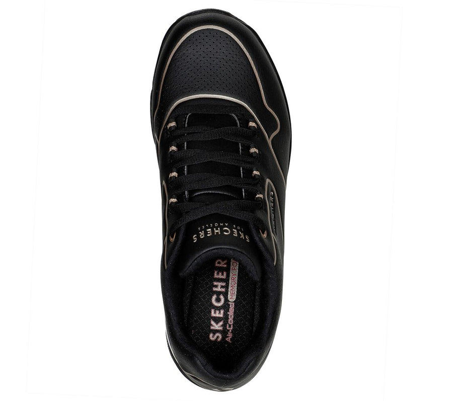 Skecher 155637 Ladies Uno 2 Black/Gold