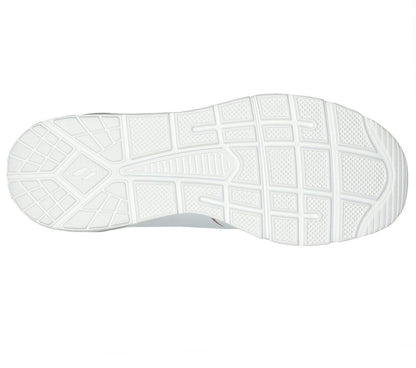 Skechers 155637 Ladies White UNO-2 GOLDEN TRIM