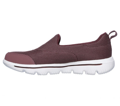 Skechers Ladies GOWalk Evolution Ultra - Rapids Mauve Pink Slip-On Shoes 15730