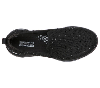Skechers Ladies GOwalk 5 Limelight Black Slip On Trainers 15921