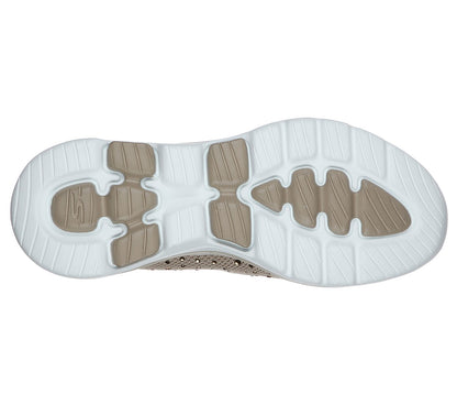 Skechers Ladies GOwalk 5 Limelight Taupe Slip On Trainers 15921