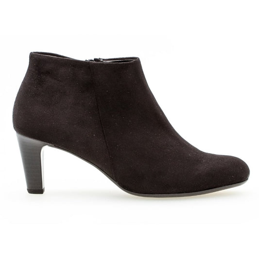 Gabor 55.850.47 Ladies Fatale Black Suede Heel Boots