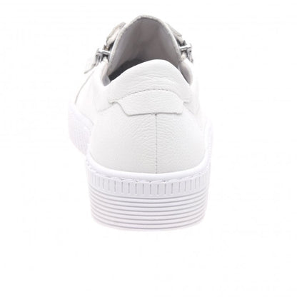 Gabor 23.334.21 Ladies Wisdom White Trainer