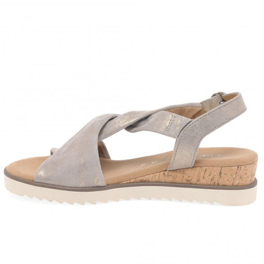 Gabor 82.751.95 Ladies Muschel Metallic Sandal