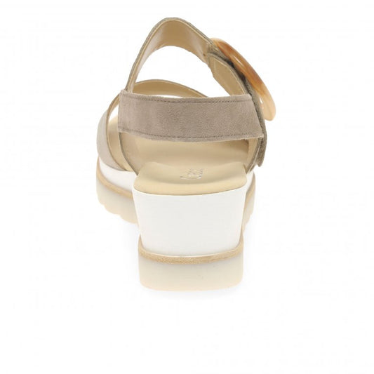 Gabor Ladies 84.645.62 Yeo Puder/Rabbit Sandals