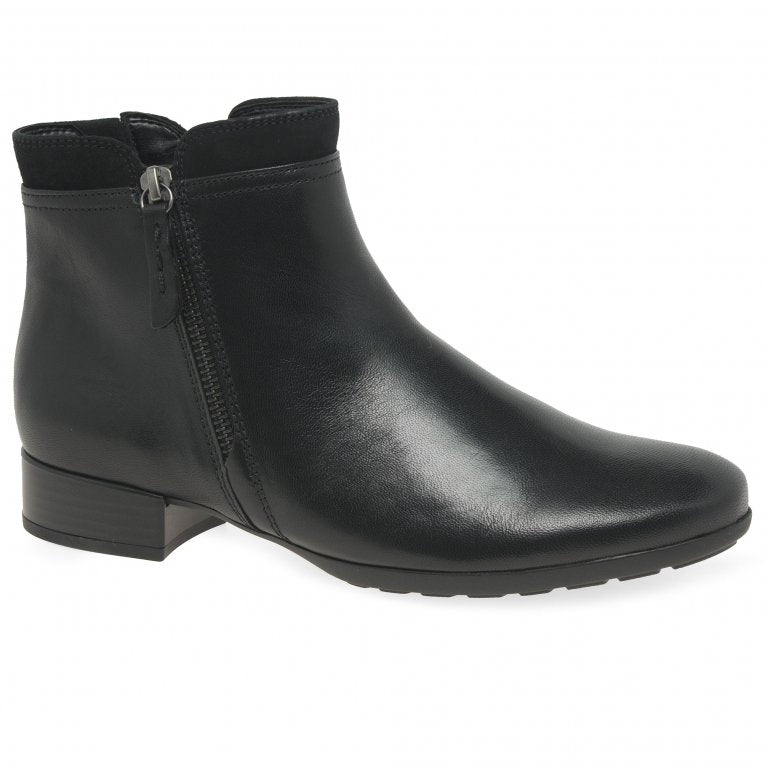 Gabor 92.718.57 Briano Black Ankle Boot