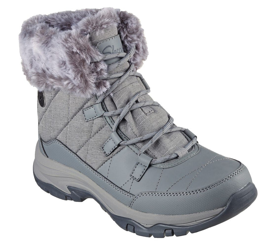 Skecher 167431 Ladies Trego Winter Feelings Gray Boot