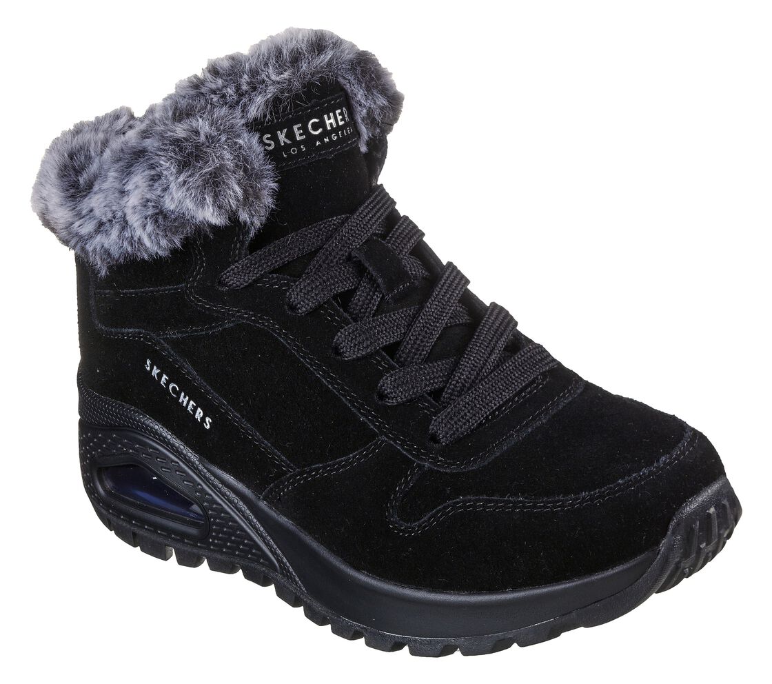 Skecher 167433 Ladies Uno Rugged Boot Black