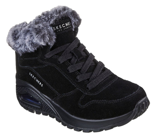 Skecher 167433 Ladies Uno Rugged Boot Black