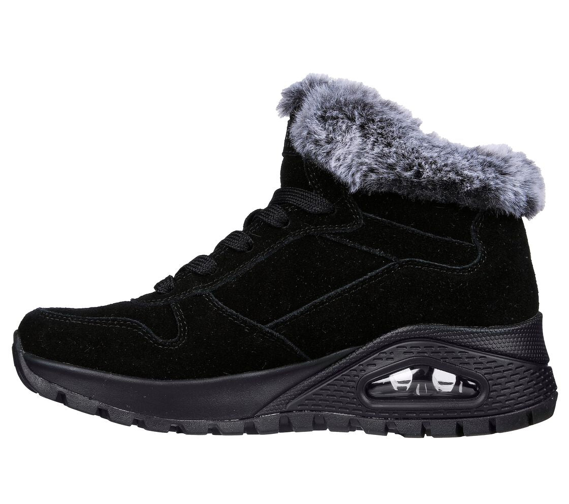 Skecher 167433 Ladies Uno Rugged Boot Black