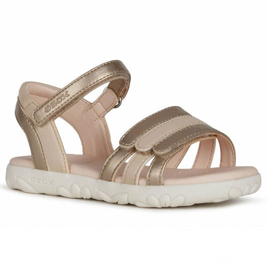 Geox Girls J258ZA J.S Haiti Platinum Sandal