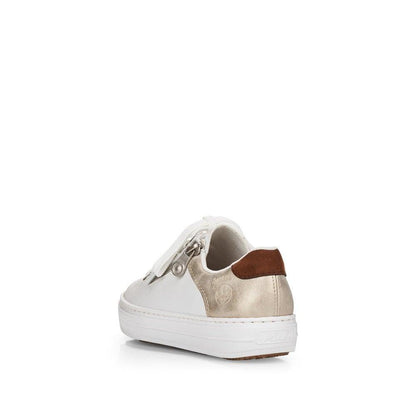 Rieker L59A1-80 Ladies Hartweiss/Muschel/Noisette
