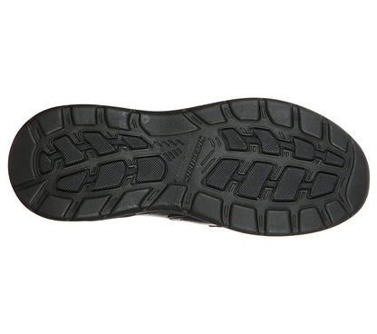 Skechers Mens Arch Fit Motley Hust Black Shoes 204184
