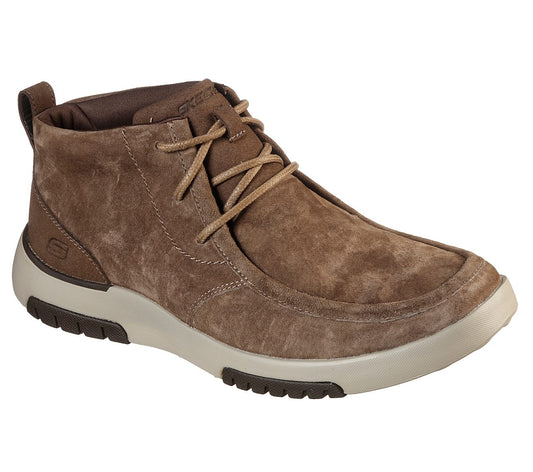 Skechers Mens Bellinger 2.0 Trembo Brown Shoes 204225