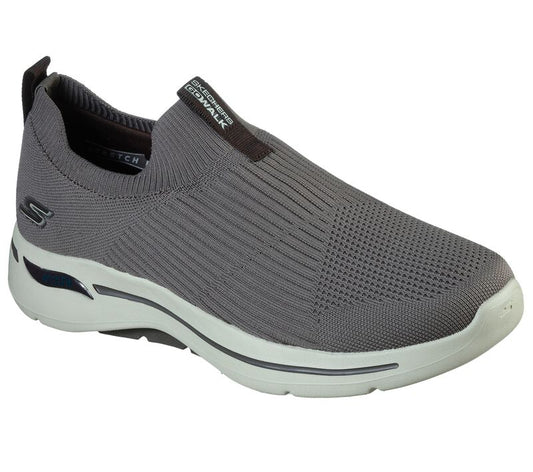 Skecher 216118 Mens Go Walk Arch Fit Taupe/Brown