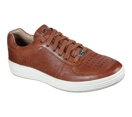 Skechers Mens Palmilla Maren Brown Trainer Shoes 222041