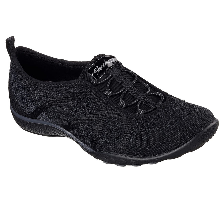 Skechers 23028 Relaxed Fit: Breathe Easy - Fortune-Knit Ladies Black