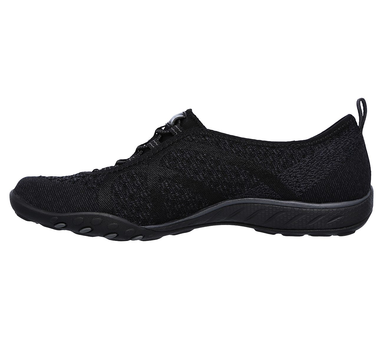 Skechers 23028 Relaxed Fit: Breathe Easy - Fortune-Knit Ladies Black