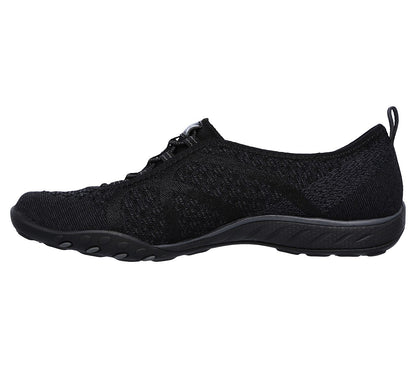 Skechers 23028 Relaxed Fit: Breathe Easy - Fortune-Knit Ladies Black