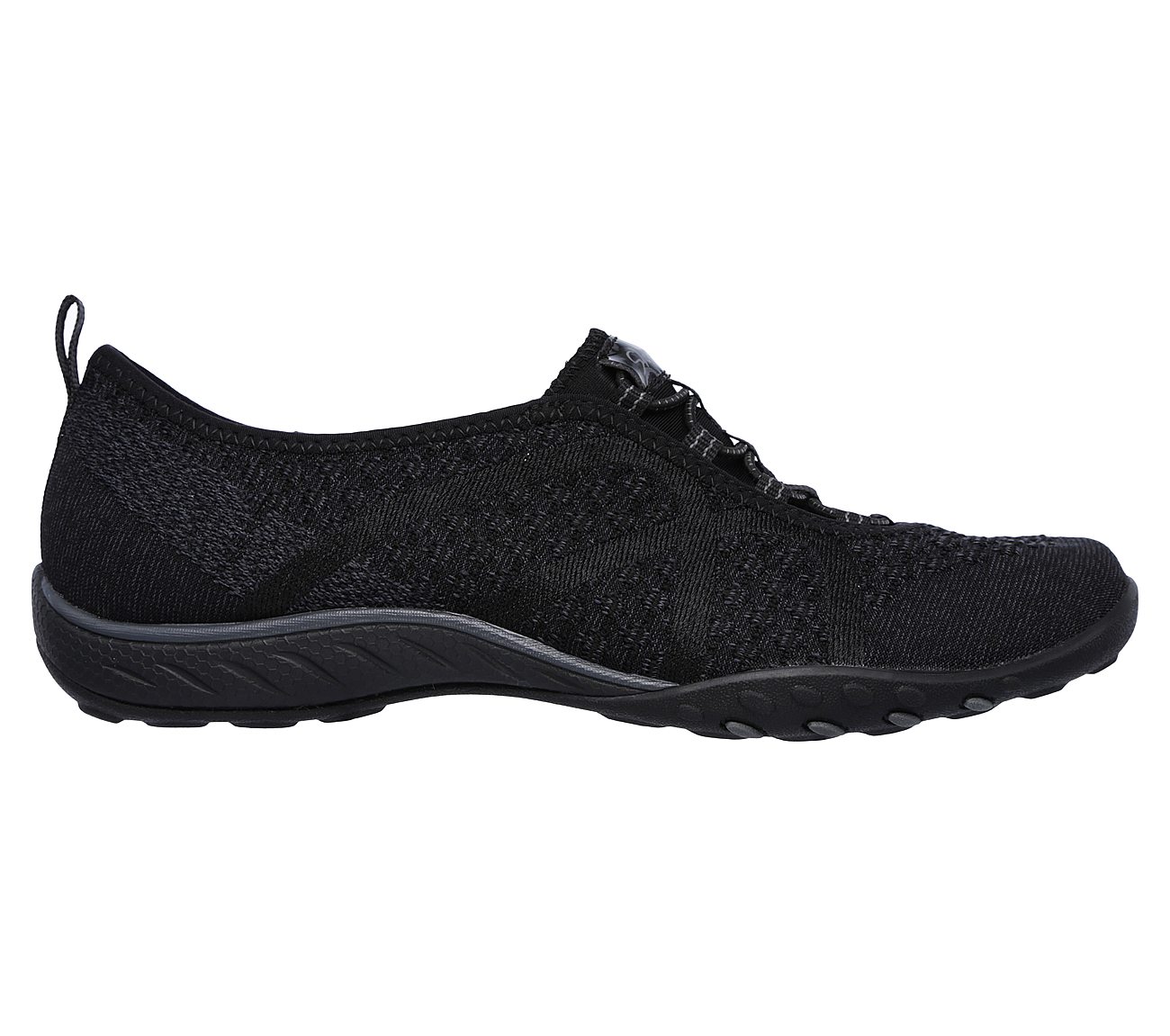 Skechers 23028 Relaxed Fit: Breathe Easy - Fortune-Knit Ladies Black