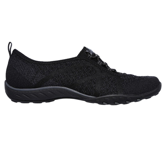 Skechers 23028 Relaxed Fit: Breathe Easy - Fortune-Knit Ladies Black