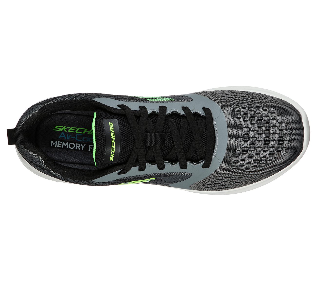 Skechers Mens Bounder Verkona Grey Trainers 232004